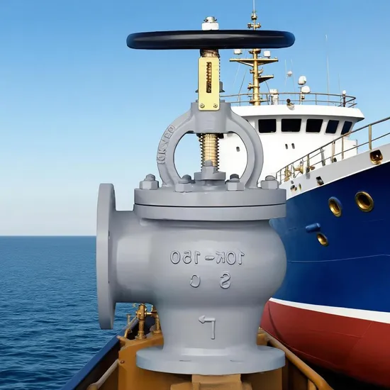 Cast Steel 10K JIS F7366 Marine Industrial Cast Iron Gate Valve Sea Water